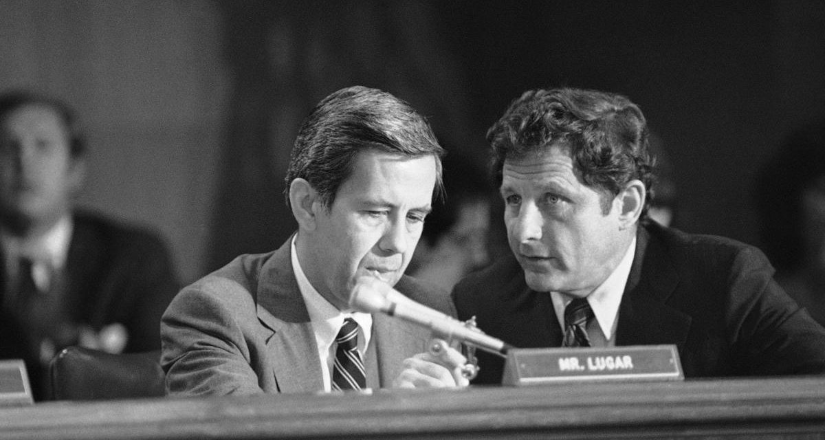 I’ll Remember Richard Lugar Somewhat Fondly