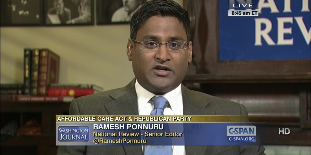 Ramesh Ponnuru and the Punching-Yourself-in-the-Face Form of Argument