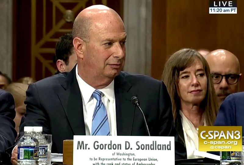 So, What is Lyin’ Gordon Sondland Gonna Do?