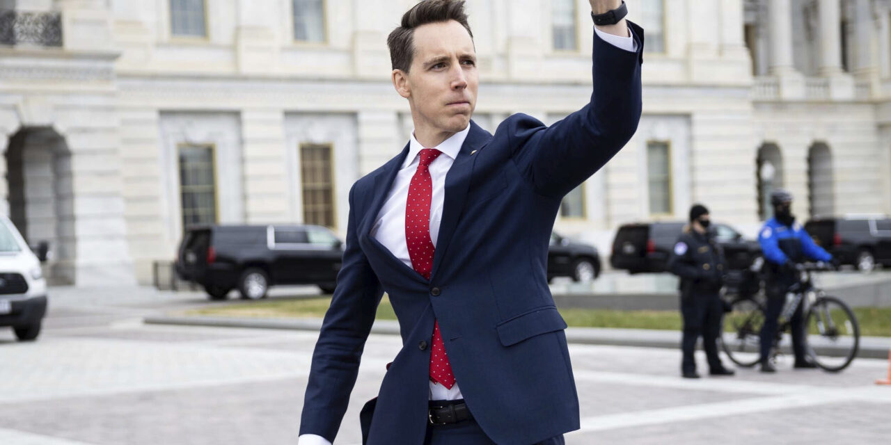 Senator Hawley’s Lane for 2024: Insurrectionists and QAnoners