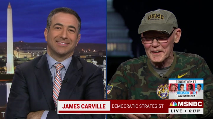 James Carville Can’t Follow His Own Advice